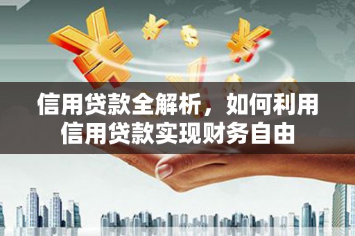 曲麻莱信用贷款全解析，如何利用信用贷款实现财务自由