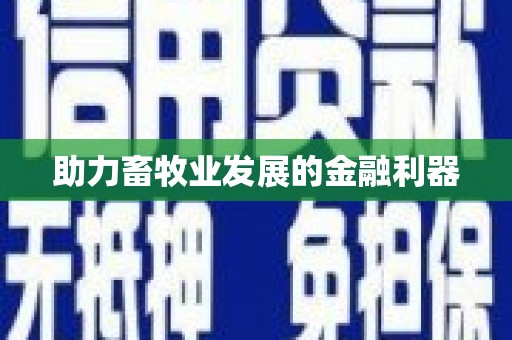 曲麻莱助力畜牧业发展的金融利器