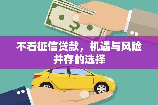 曲麻莱不看征信贷款，机遇与风险并存的选择