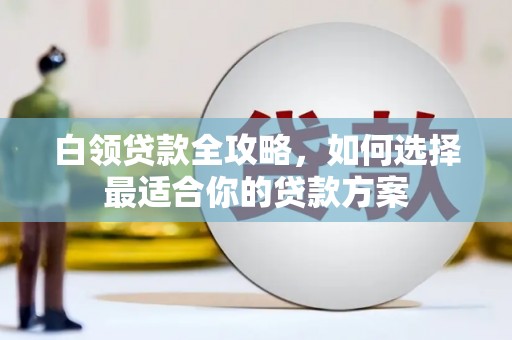 曲麻莱白领贷款全攻略，如何选择最适合你的贷款方案