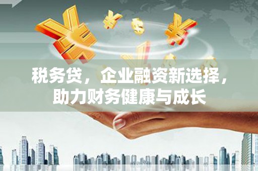 曲麻莱税务贷，企业融资新选择，助力财务健康与成长